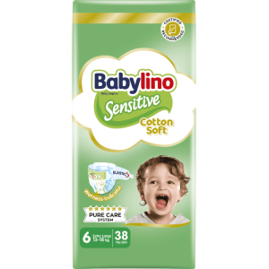 Babylino Sensitive Diapers Extra Large No.6