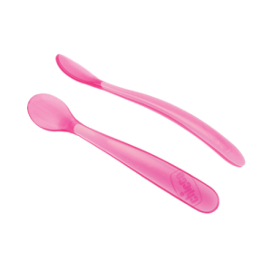 Chicco Soft Silicone Spoon 6m+ 2 Pcs - Assorted