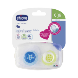 Chicco Soother Physio Air Boy 6-16M 2 Pcs
