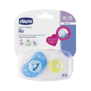 Chicco Soother Physio Air Boy 16-36M 2 Pcs