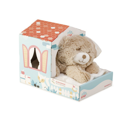 Interbaby Blanket Plush House Beige 80x110cm