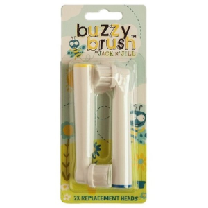 Jack N’ Jill Replacement 2 Pack Brushes Buzzy Brush 3y+