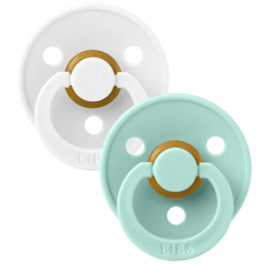 BIBS Colour White & Mint Size 2