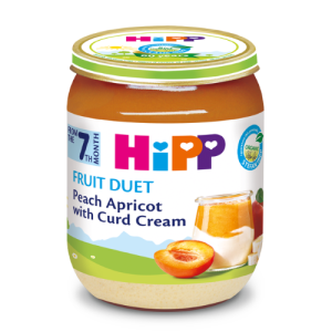 HiPP Jars - Peach And Apricot With Curd Cream - 160g