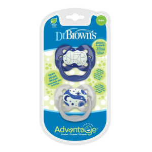 Dr. Brown’s Advantage Pacifier Glow In The Dark 0-6m Blue