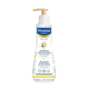 Mustela Nourishing Cleansing Gel with Cold Cream and Beeswax 300ml-Dry Skin