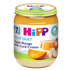 HiPP Jars - Apple, Mango with Curd Cream - 160g