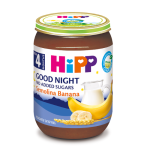 HiPP Jars - Goodnight Semolina and Banana - 190g