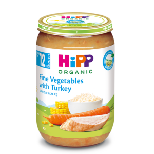 HiPP Jars - Fine Vegetables with Turkey - 220g