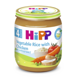 HiPP Jars - Vegetables with Rice and Chicken - 125g