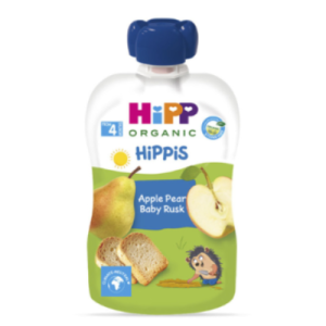 HiPP Pouch - Apple, Pear and Baby Rusk - 100g