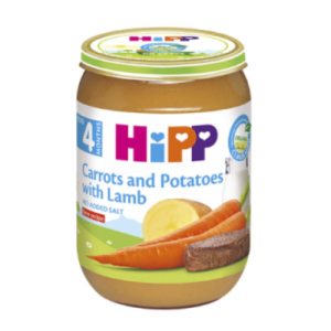 HiPP Jars -Carrots, Potatoes and Lamb - 190g
