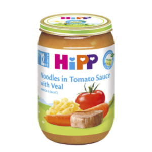 HiPP Jars - Noodles in Tomato Sauce with Veal - 220g