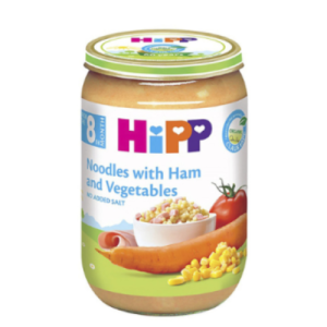 HiPP Jars -Noodles with Ham and Vegetables - 220g