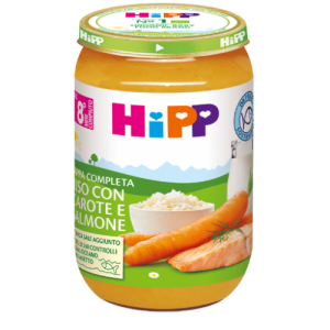 Hipp Jar Rice with Carrots and Salmon - 220g