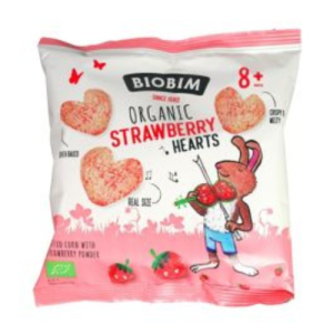 Biobim Organic Strawberry Hearts