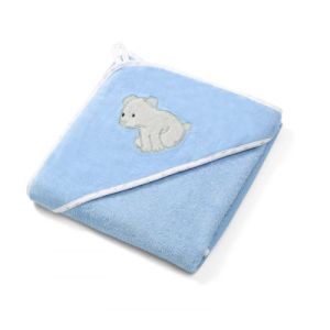Babyono Velour Hooded Towel 85x85cm - Assorted