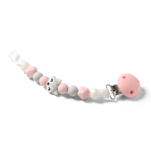 Babyono Soother Holder Fox Pink
