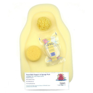 Hygan Bath Foam Baby Support & Sponge Pack