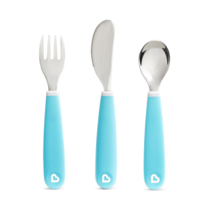 Munchkin Splash Toddler Fork, Knife & Spoon Set - Assorted