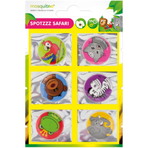 MosquitNo Insect Repellent SpotZzz Stickers Safari – 6 stickers