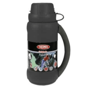 Thermos 34 Range Glass Flask Blue 0.5lt Black