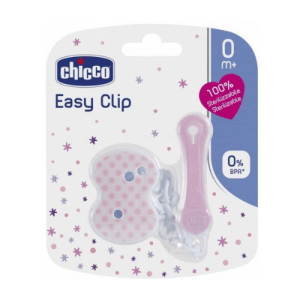 Chicco Clip With Chain Pink