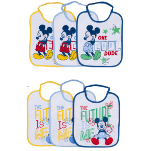 Disney Bibs x6 - Assorted