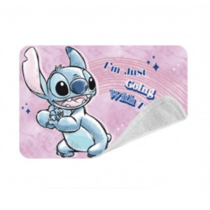 Character Microfibre Cloth Stitch Pink 40x30cm