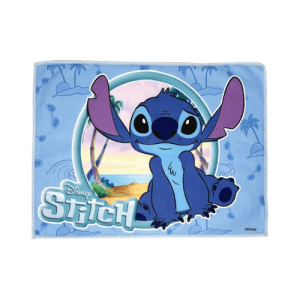 Character Microfibre Cloth Stitch Blue 40x30cm