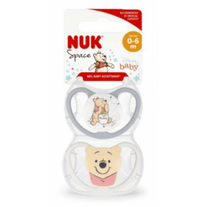 Nuk Winnie The Pooh Space Soother - 0-6 Months