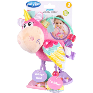 PlayGro Clip Clop Activity Rattle Unicorn