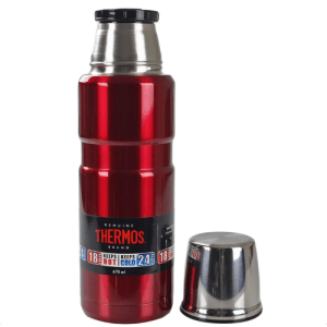 Thermos Stainless Steel King Flask - 470ml - Red