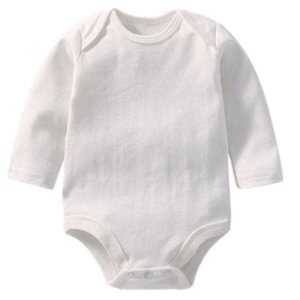 Baby Vest Long Sleeve - White