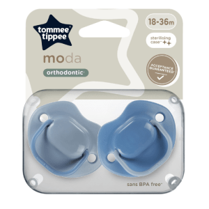 Tommee Tippee Midnight Jungle Plain Soothers 18-36m - Assorted