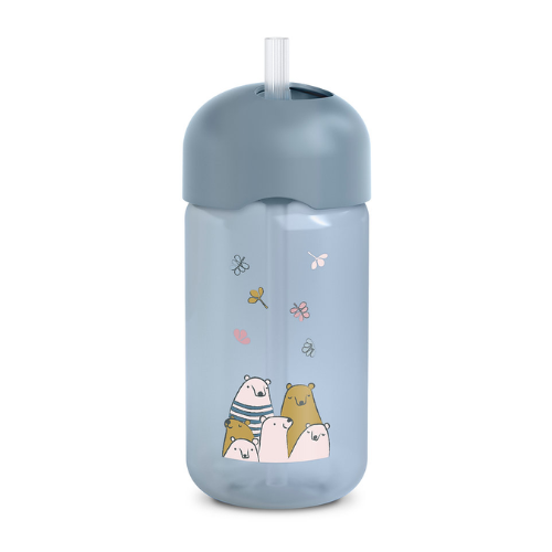 Suavinex Straw Trainer Cup Bears +18m - Assorted