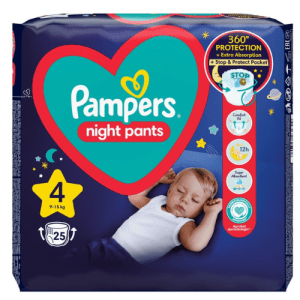 Pampers Night Pants Size 4 25pcs