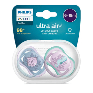Avent Ultra Air Night Soother 6-18m - Purple