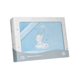 Interbaby Elephant Flannel Sheet 60x120cm- Assorted
