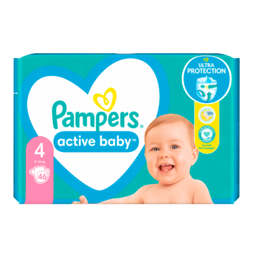 Pampers Active Baby Nappies Size 4
