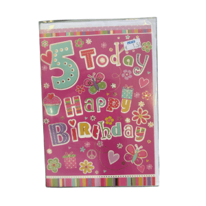Birthday Card Happy 5th Birthday