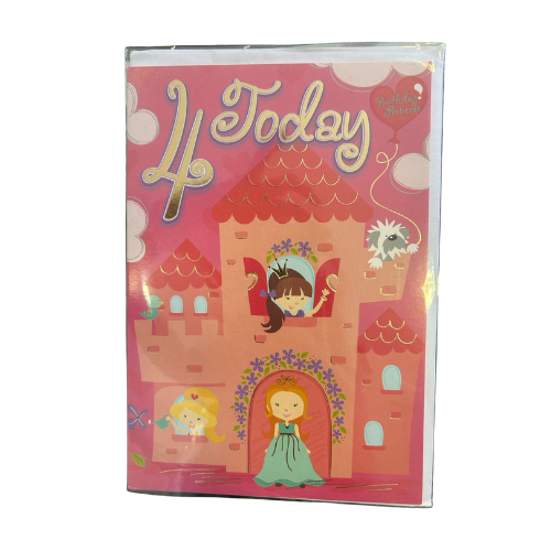 Birthday Card Happy 4th Birthday