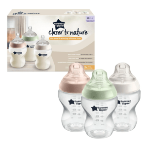 Tommee Tippee Closer To Nature Bottle 260ml 3 Pack 0m+