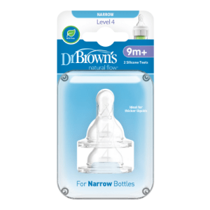 Dr. Brown’s Options+ Narrow Neck Level 4 Teats 2pk