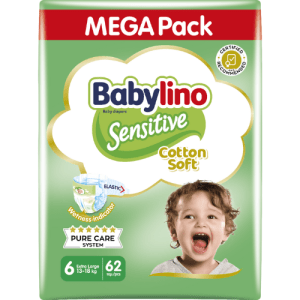 Babylino Sensitive Diapers Extra Large No.6 MegaPack