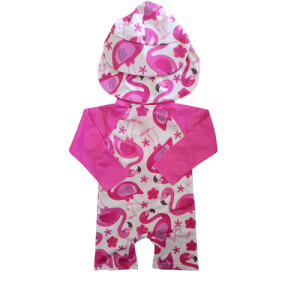 Girls Swim Suit With Hat – Assorted