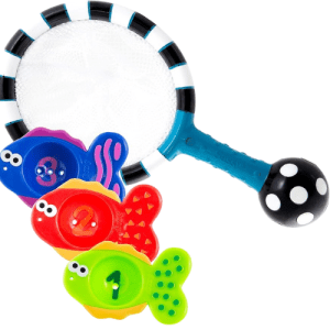 Sassy, Developmental Bath Toy, Catch 'n Count Net, 6m+