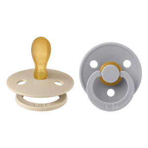 Bibs Colour 2 Pack Latex Symmetrical Vanilla/Cloud Size 2