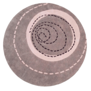 Candide Carpet Pink Diameter 100cm