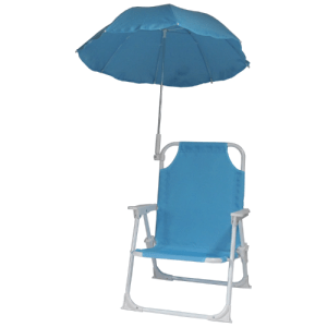 Beach Chair With Umbrella - Assorted